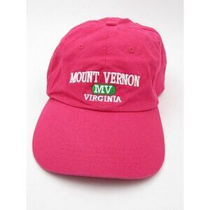 Women's Mount Vernon MV Virginia Adjustable Pink Hat
